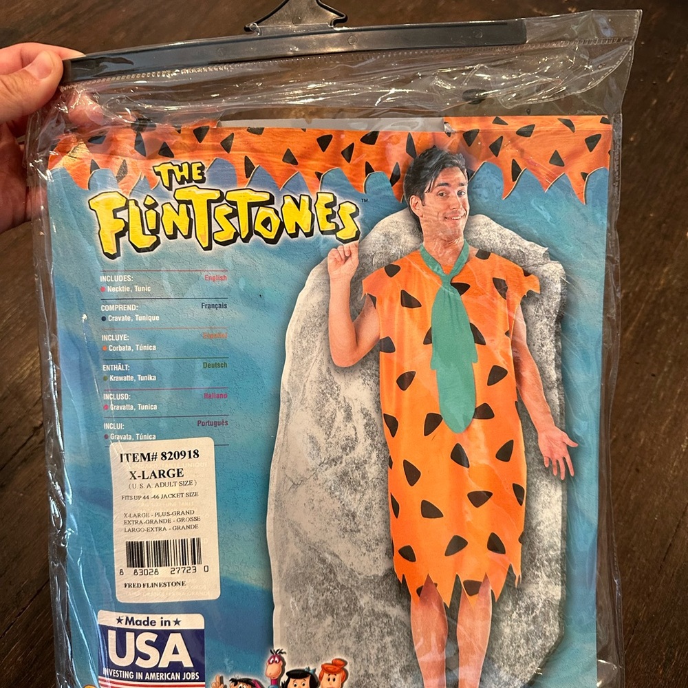 Fred flinstone costume men’s XL
